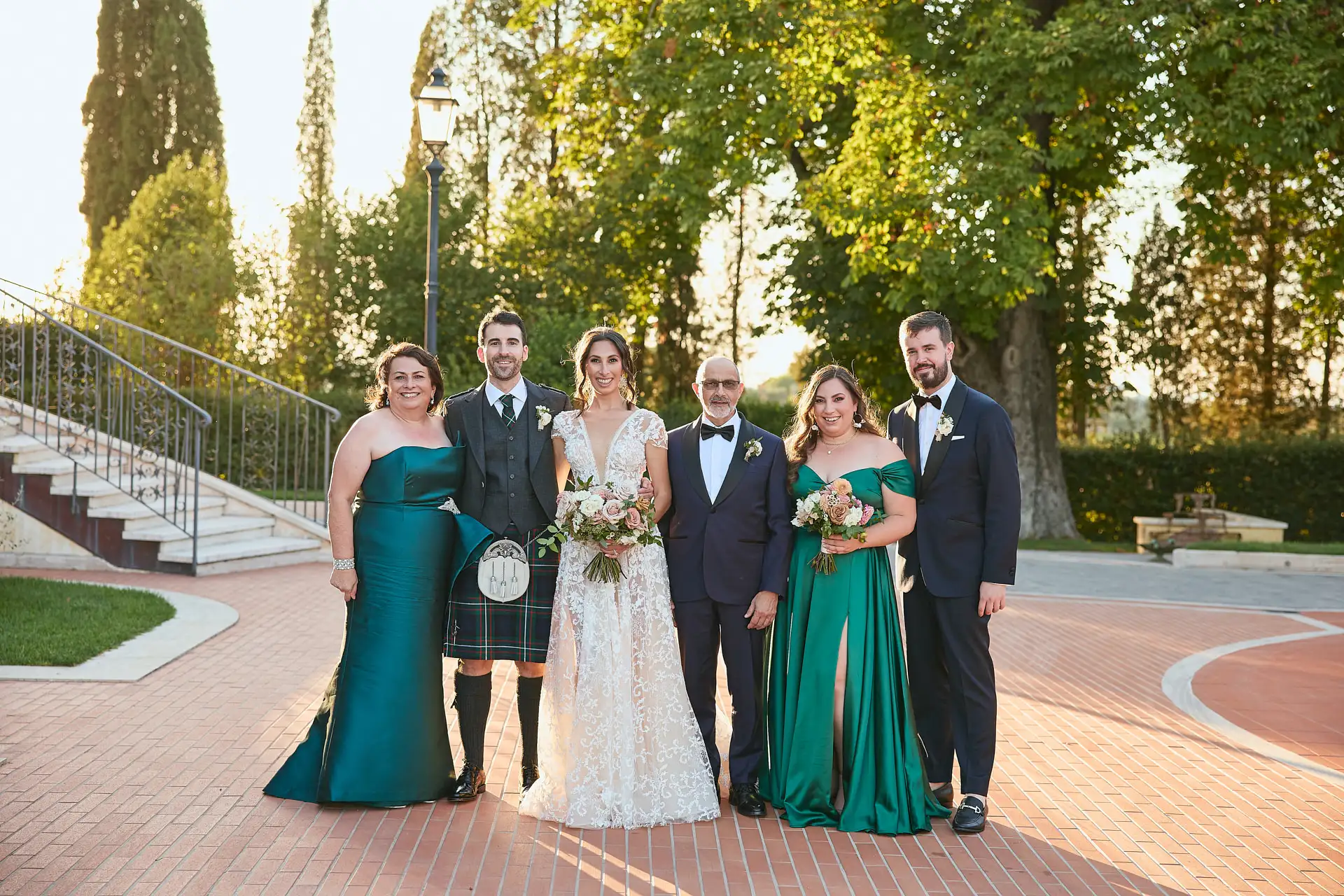 scottish italian fairytale wedding