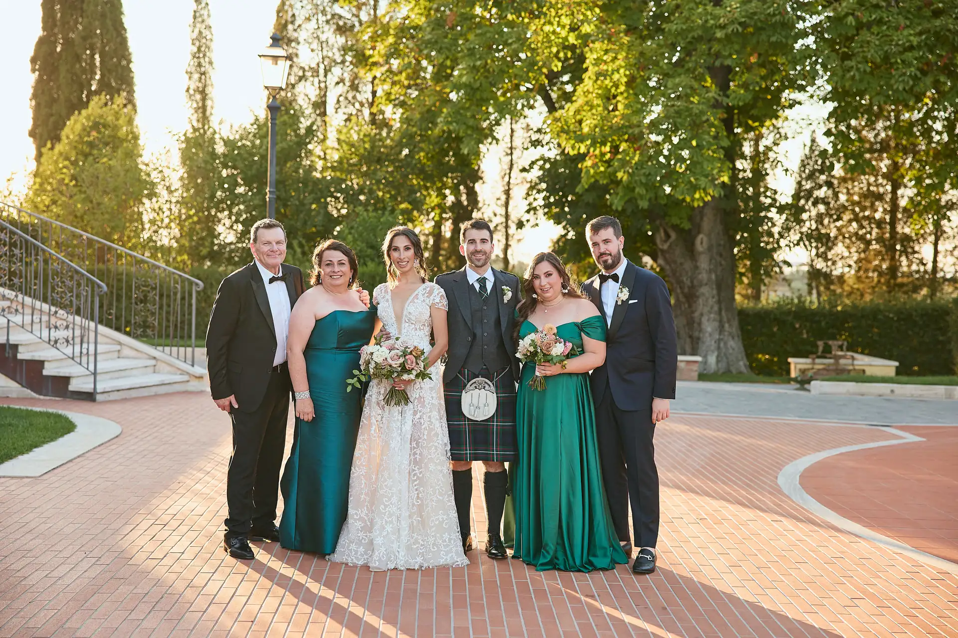 scottish italian fairytale wedding