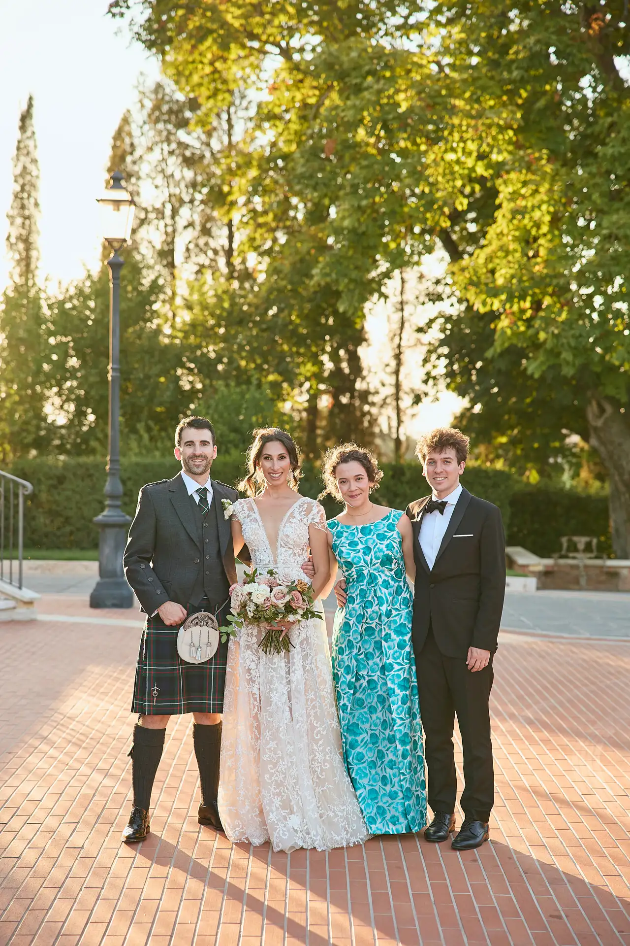 scottish italian fairytale wedding