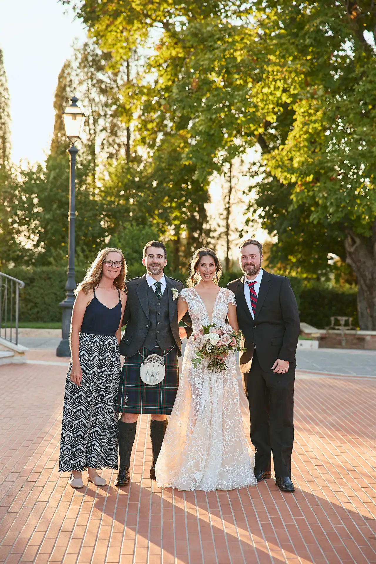 scottish italian fairytale wedding