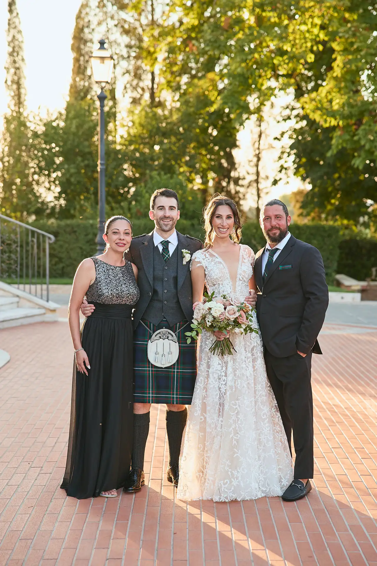 scottish italian fairytale wedding
