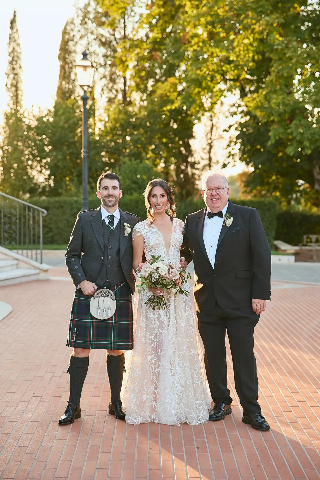 scottish italian fairytale wedding