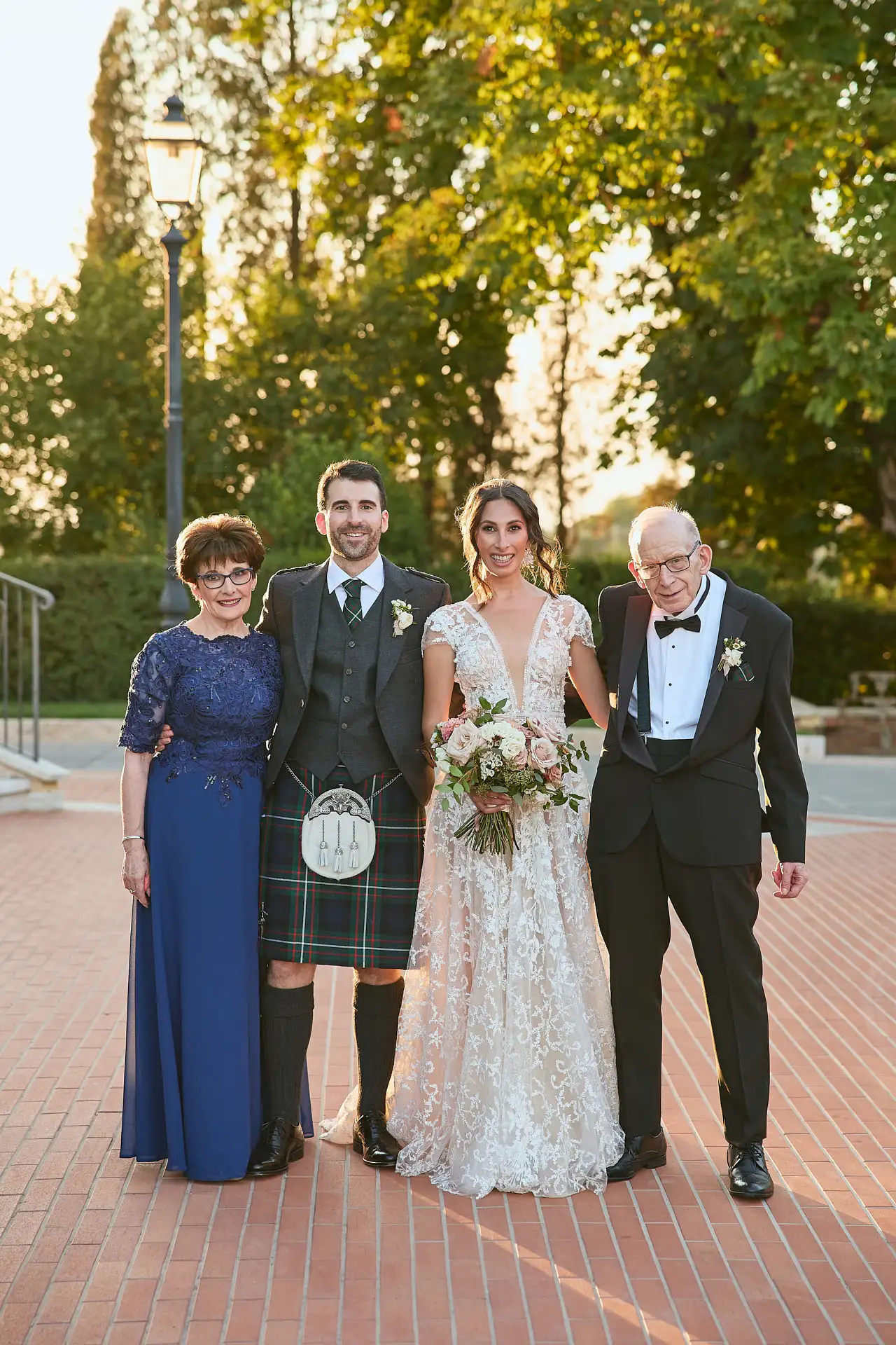 scottish italian fairytale wedding