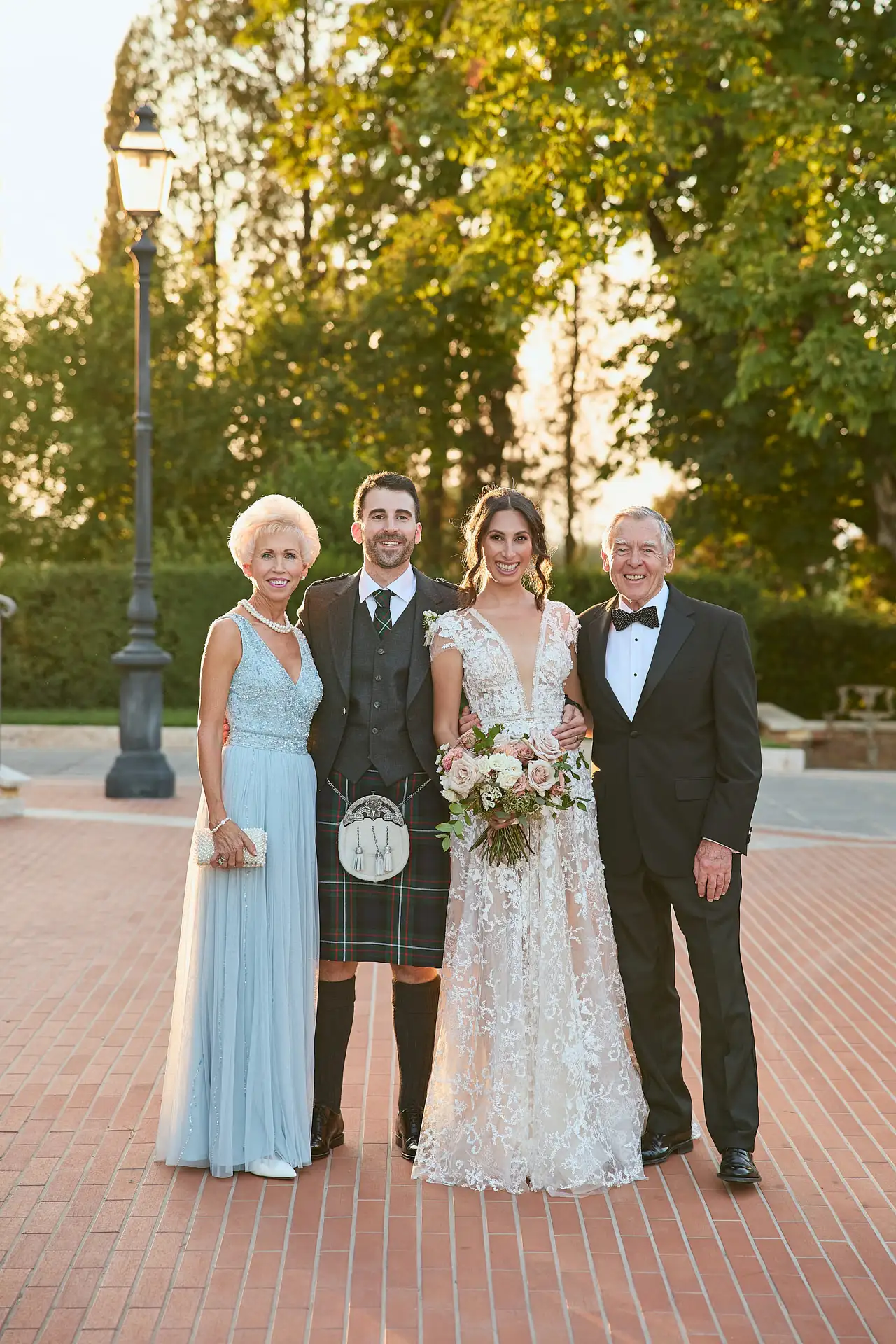 scottish italian fairytale wedding
