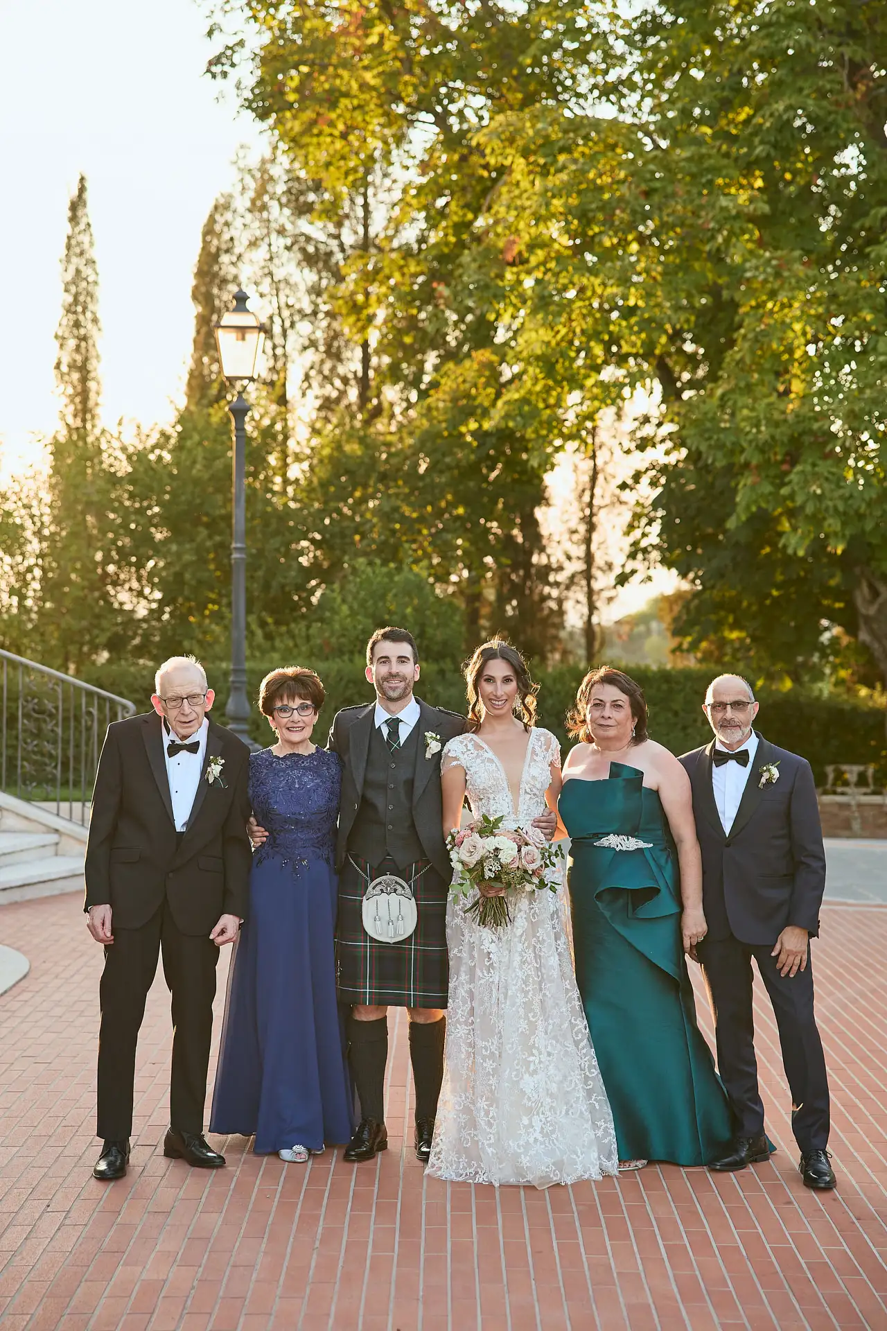 scottish italian fairytale wedding