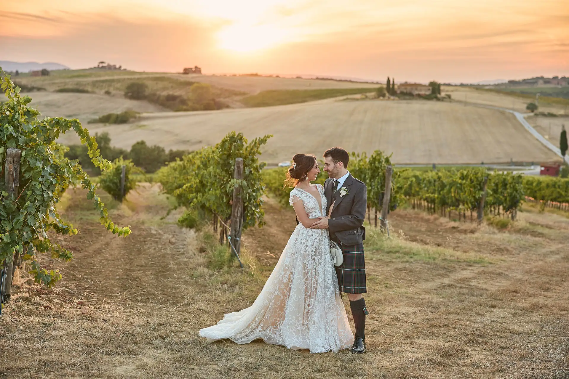 scottish italian fairytale wedding