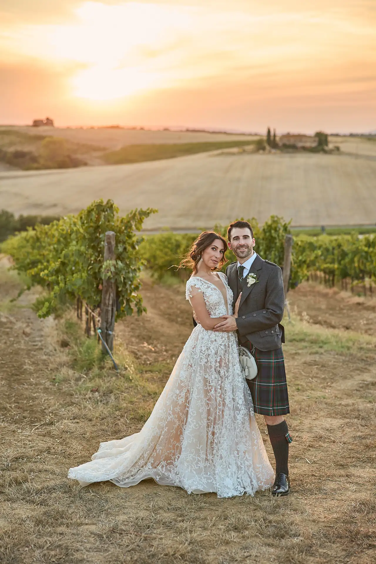 scottish italian fairytale wedding
