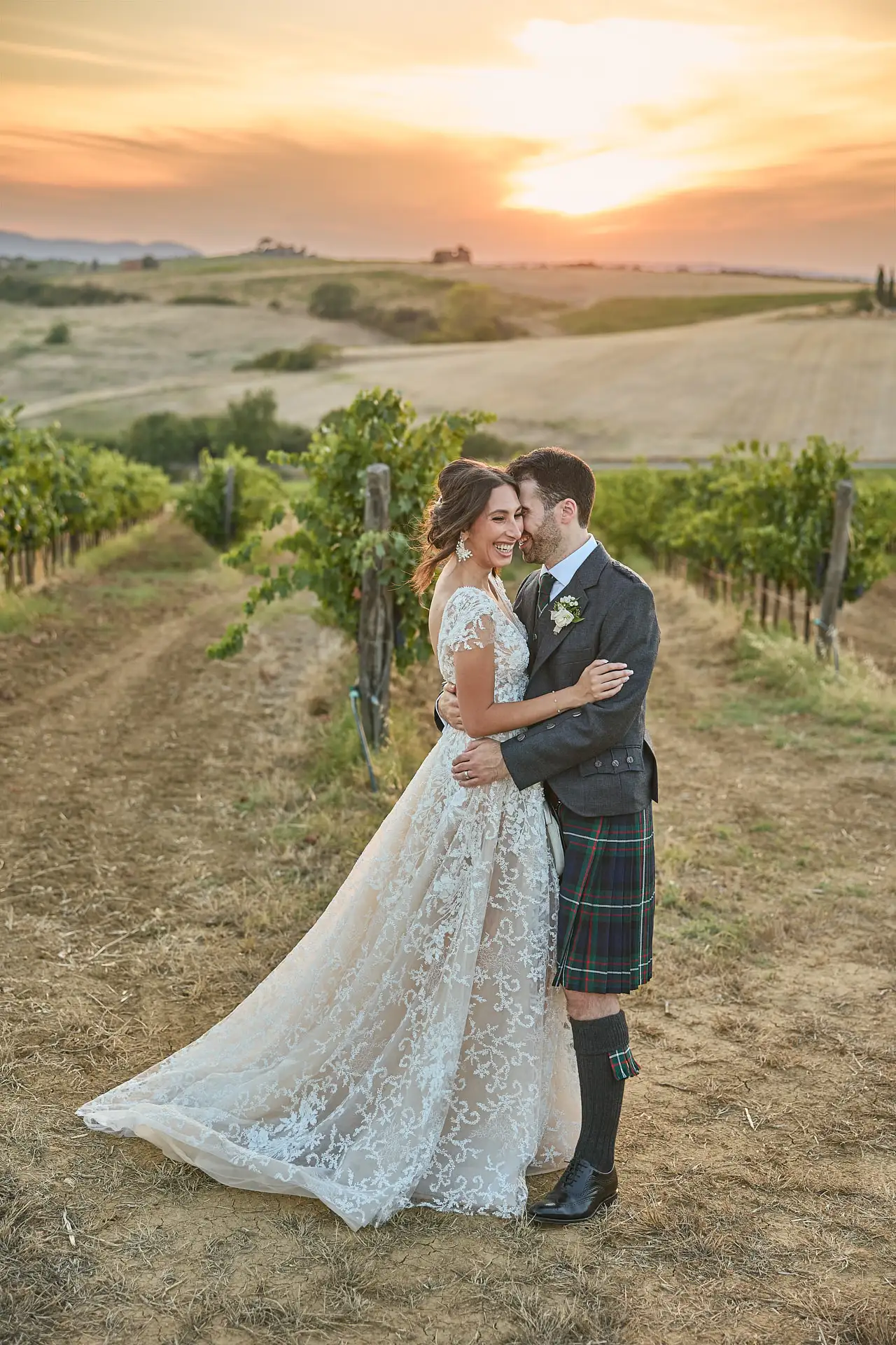 scottish italian fairytale wedding