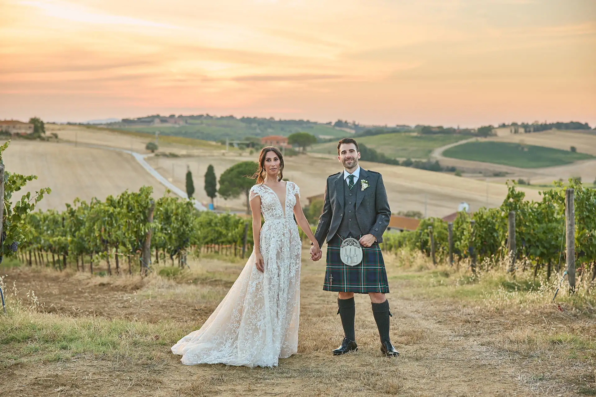 scottish italian fairytale wedding