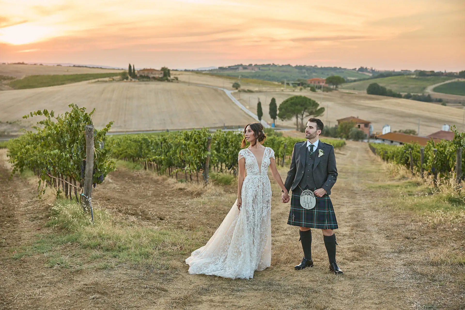 scottish italian fairytale wedding