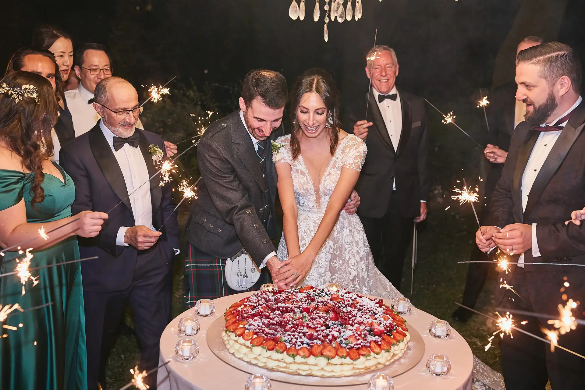 scottish italian fairytale wedding