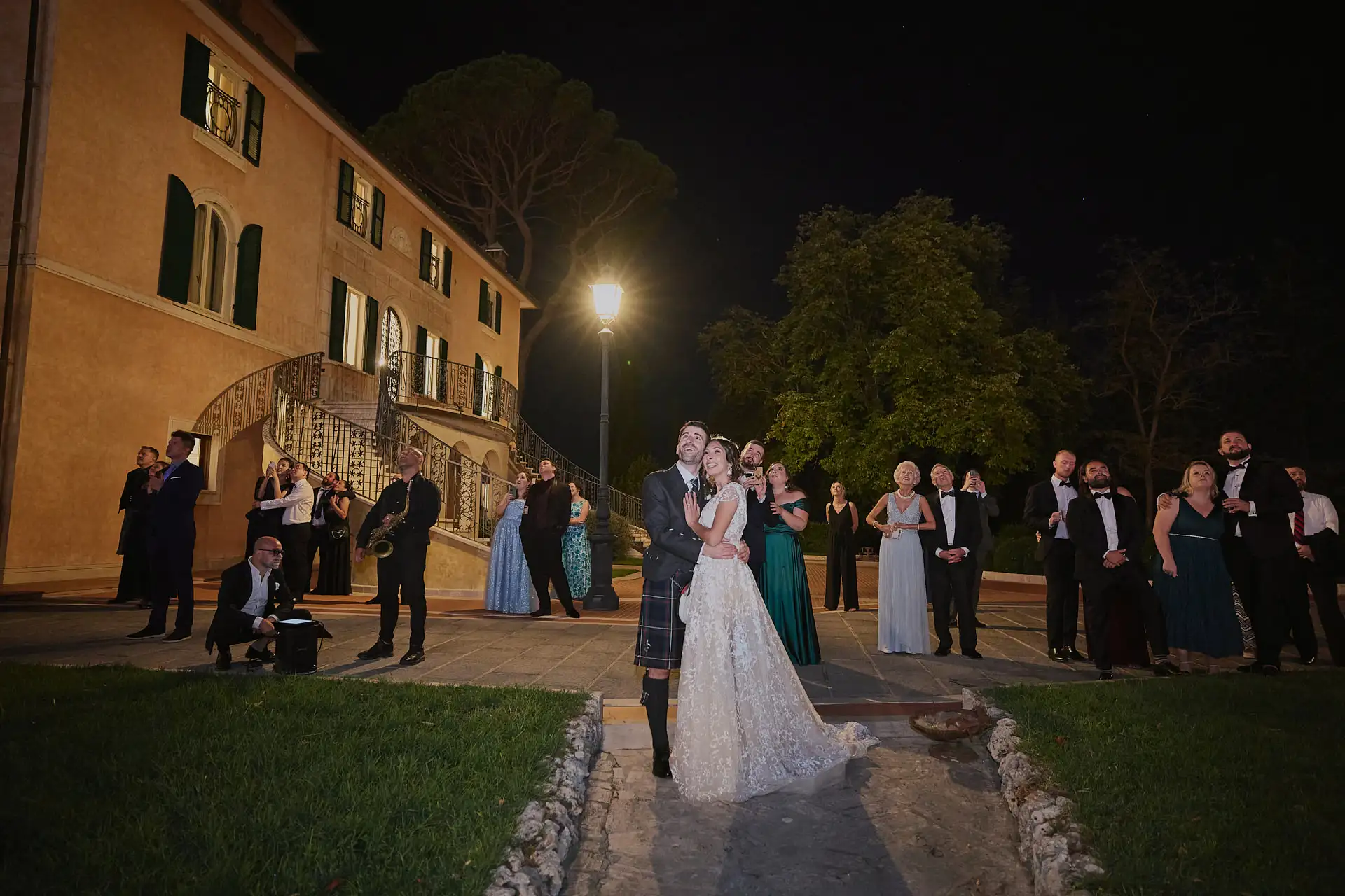 scottish italian fairytale wedding