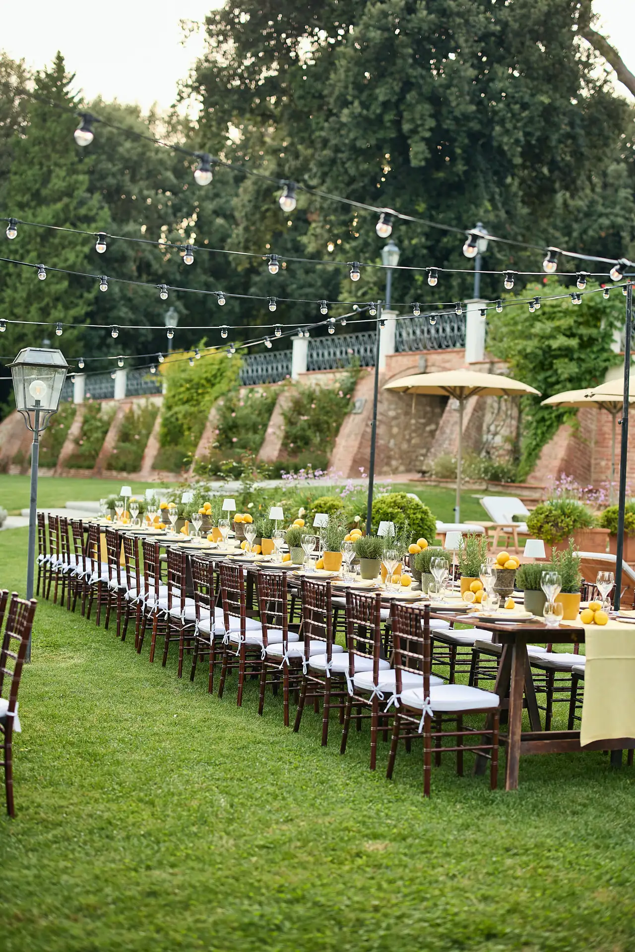 tuscan welcome party barbecue