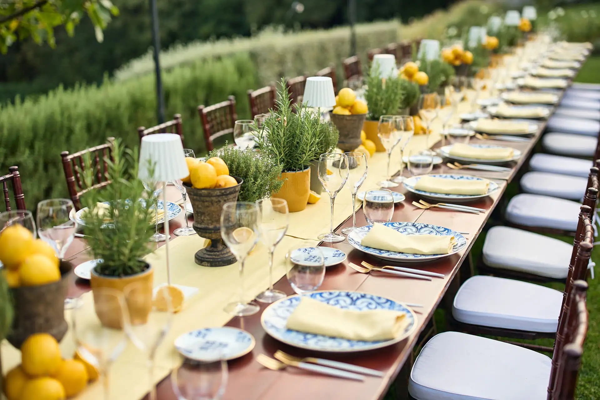 tuscan welcome party barbecue