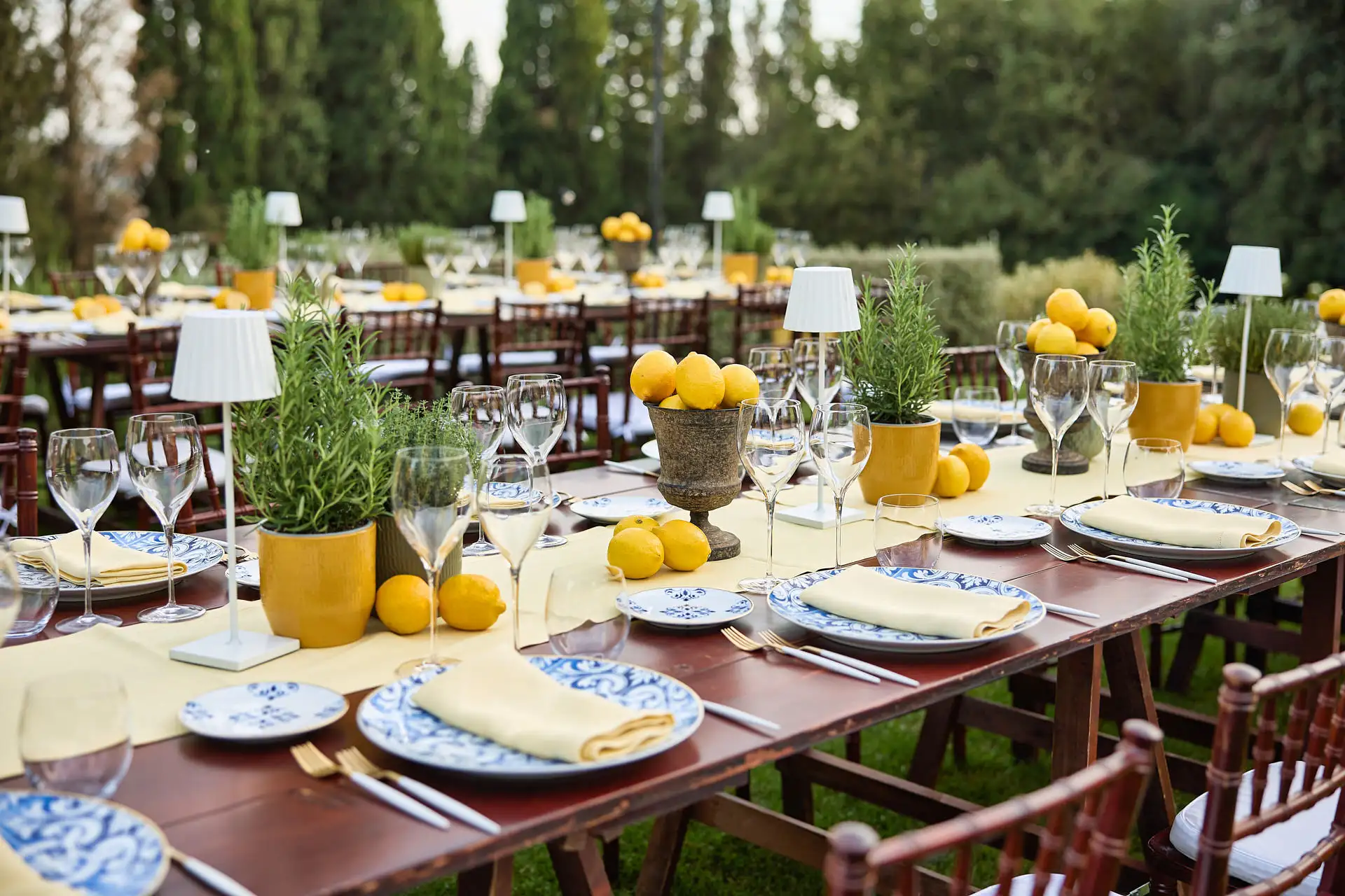 tuscan welcome party barbecue