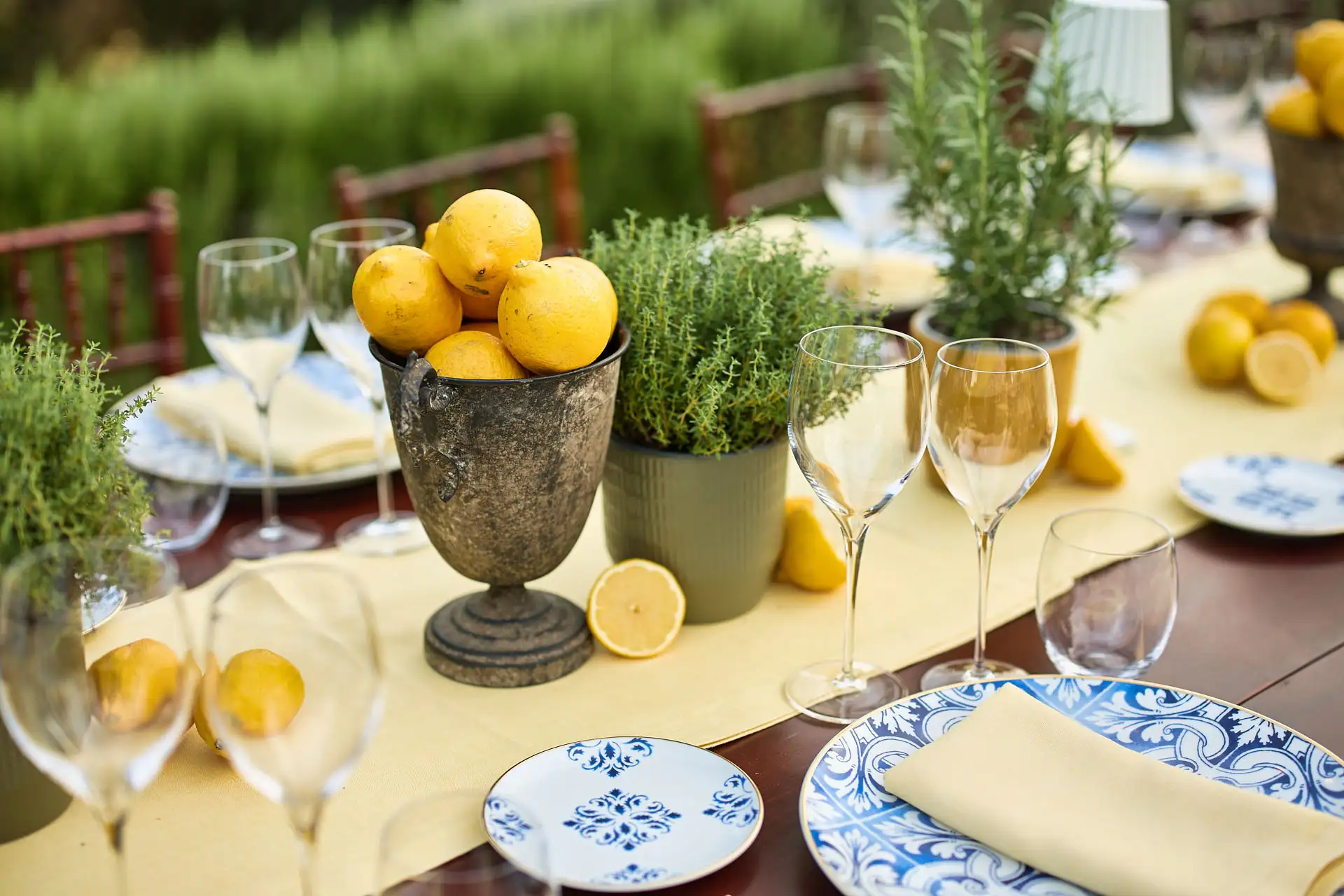 tuscan welcome party barbecue