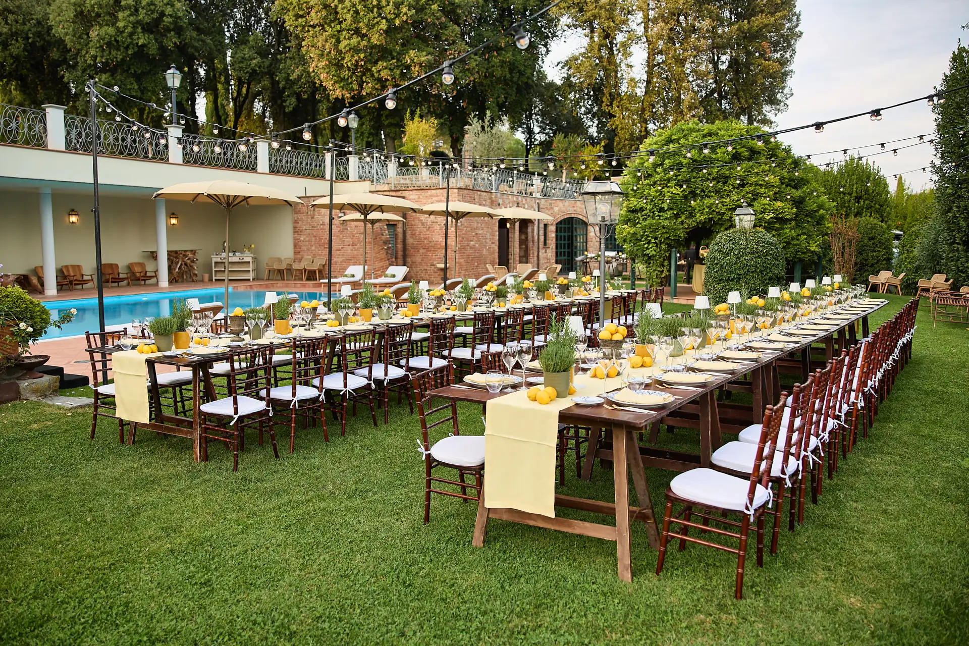 tuscan welcome party barbecue