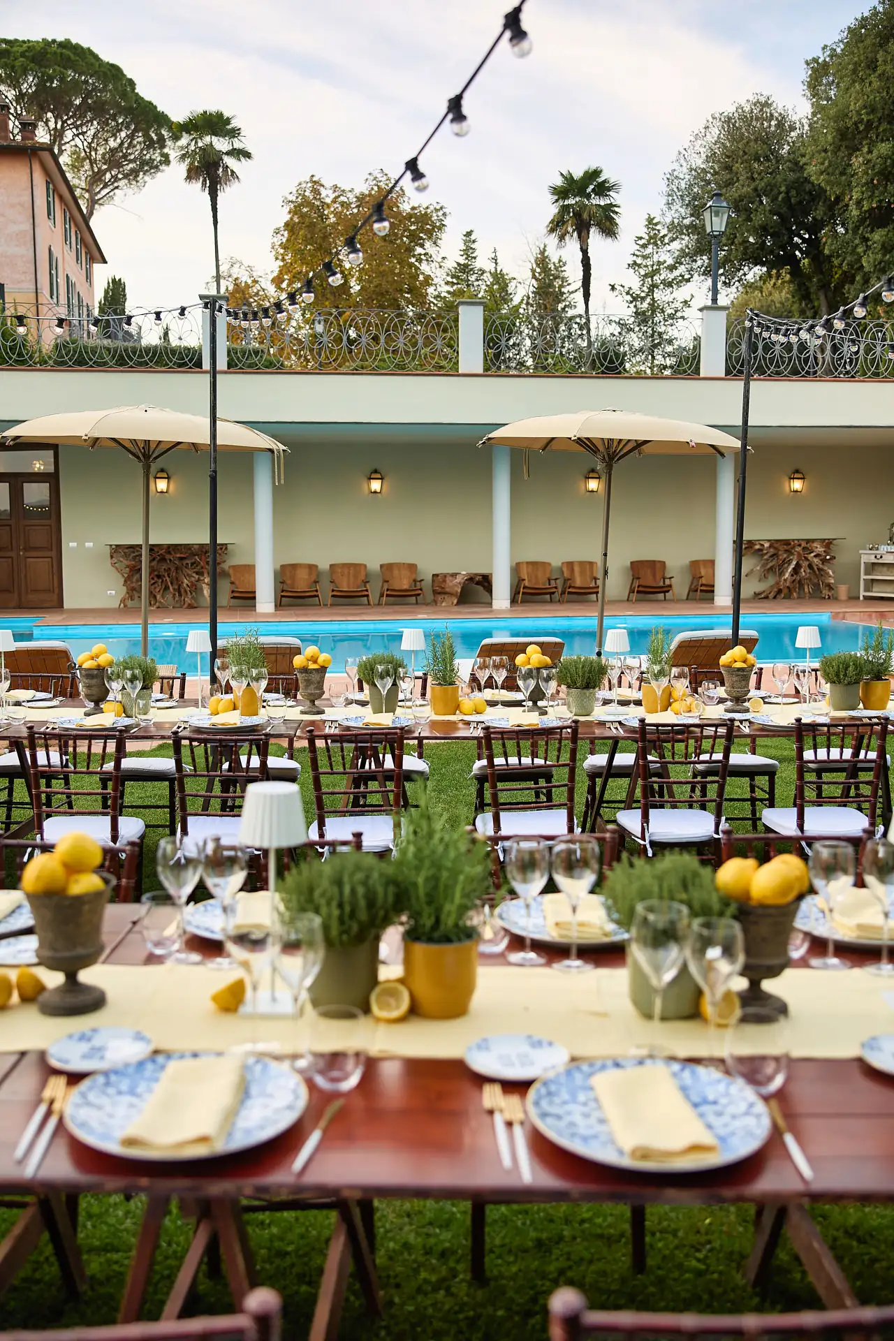 tuscan welcome party barbecue