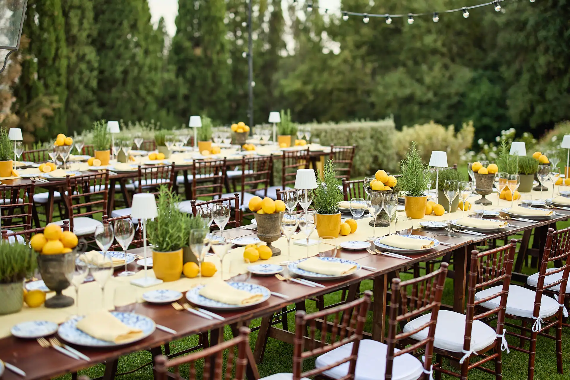 tuscan welcome party barbecue
