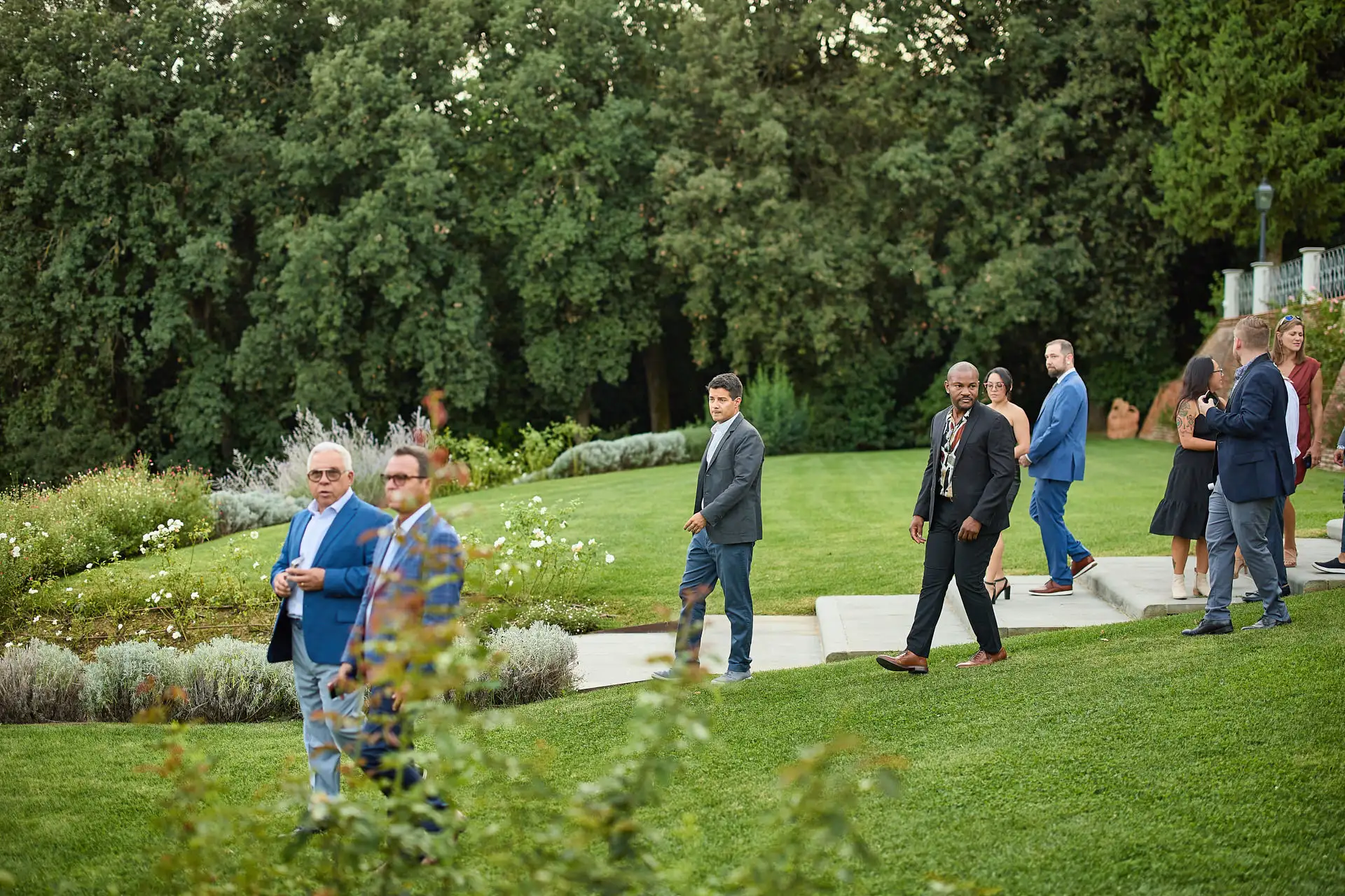 tuscan welcome party barbecue