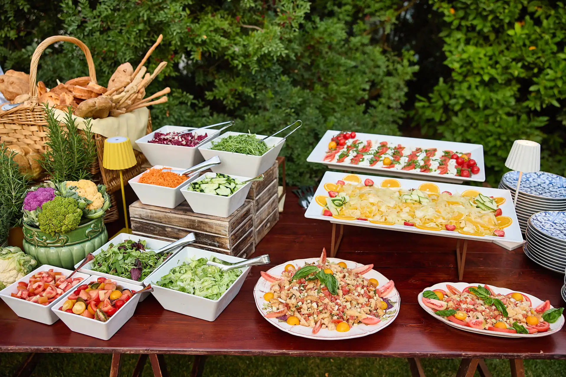 tuscan welcome party barbecue