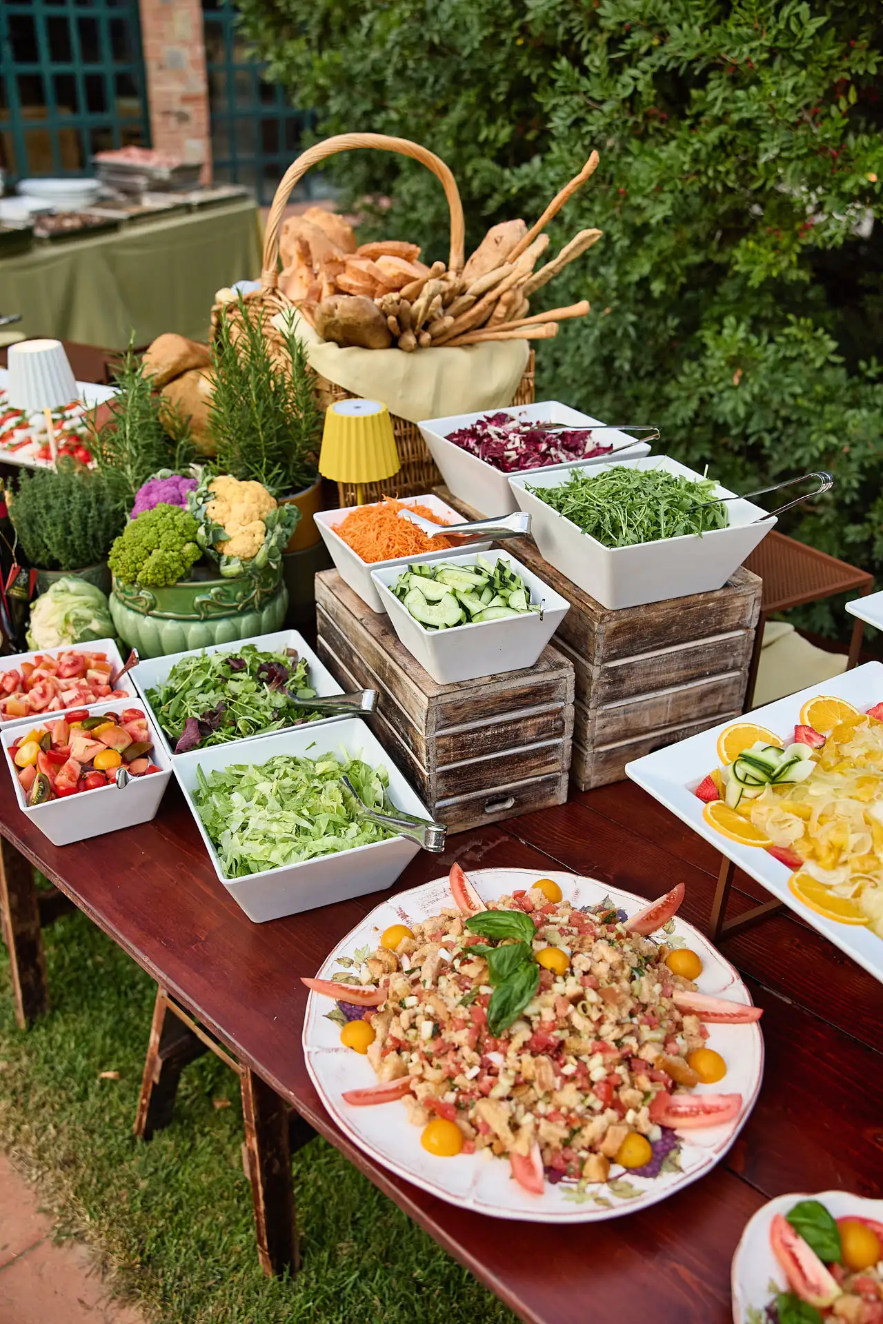 tuscan welcome party barbecue