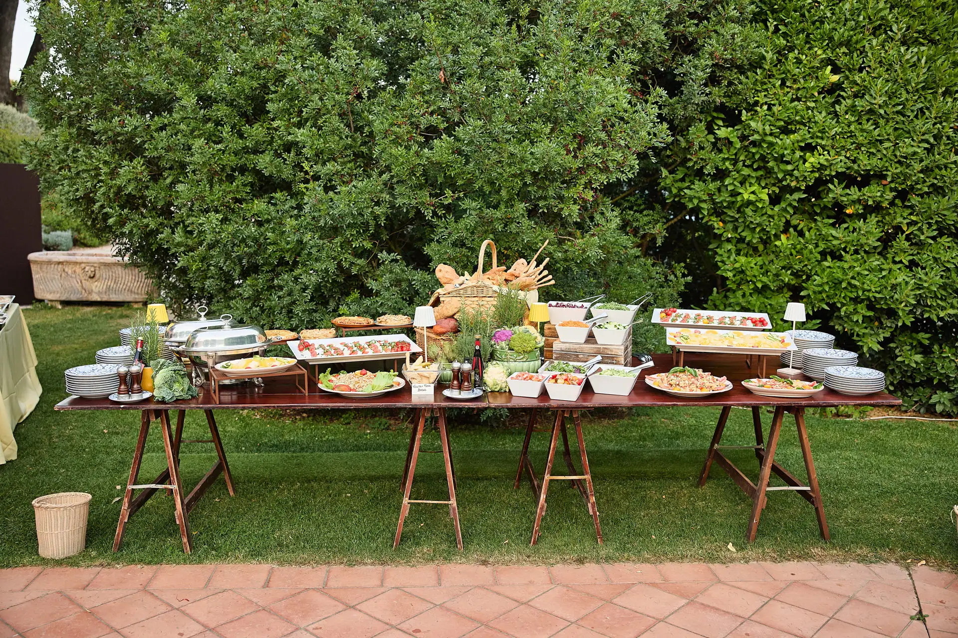 tuscan welcome party barbecue