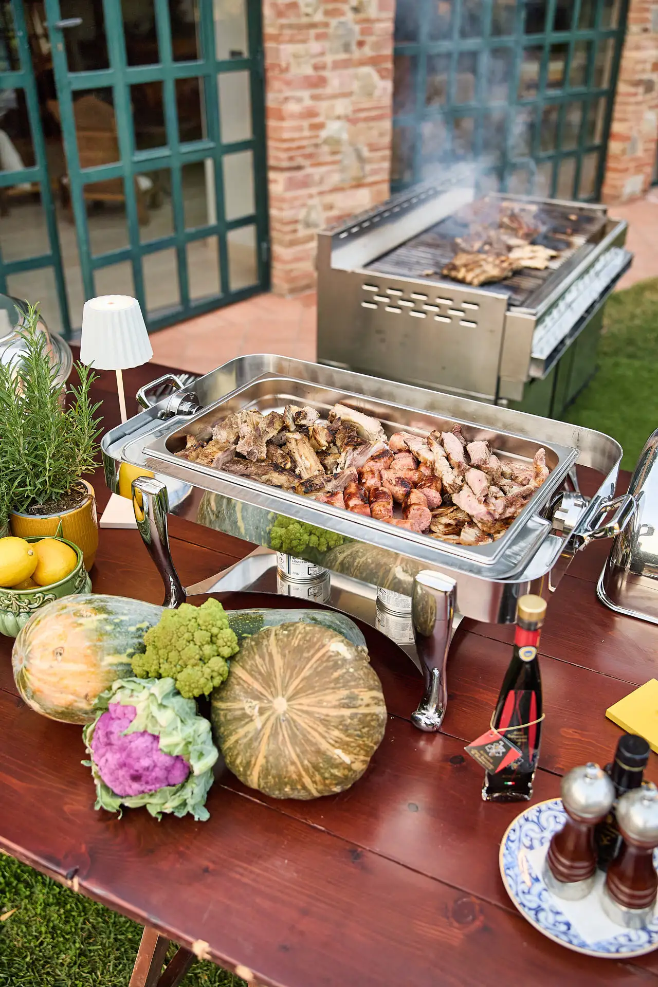 tuscan welcome party barbecue