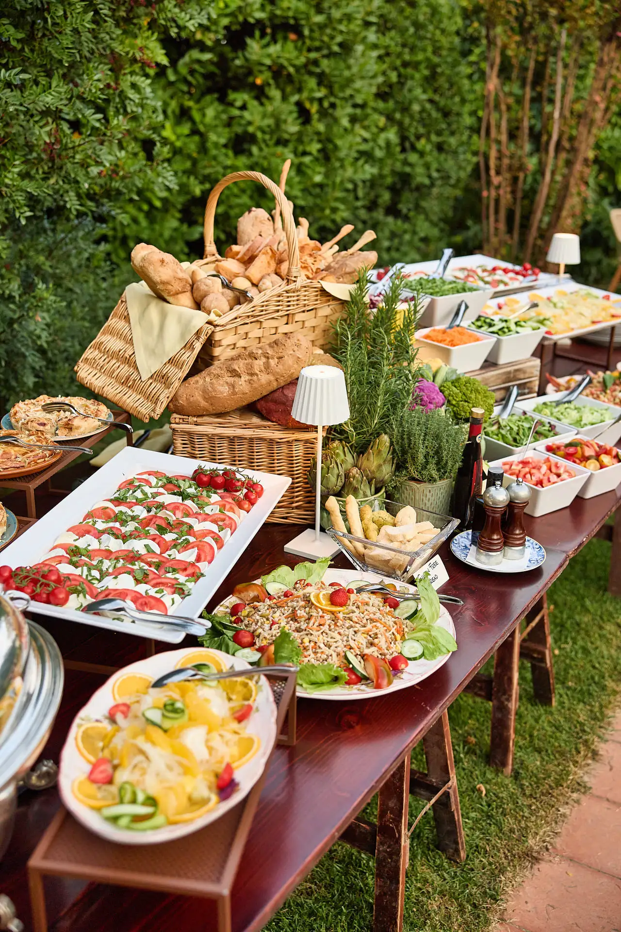 tuscan welcome party barbecue