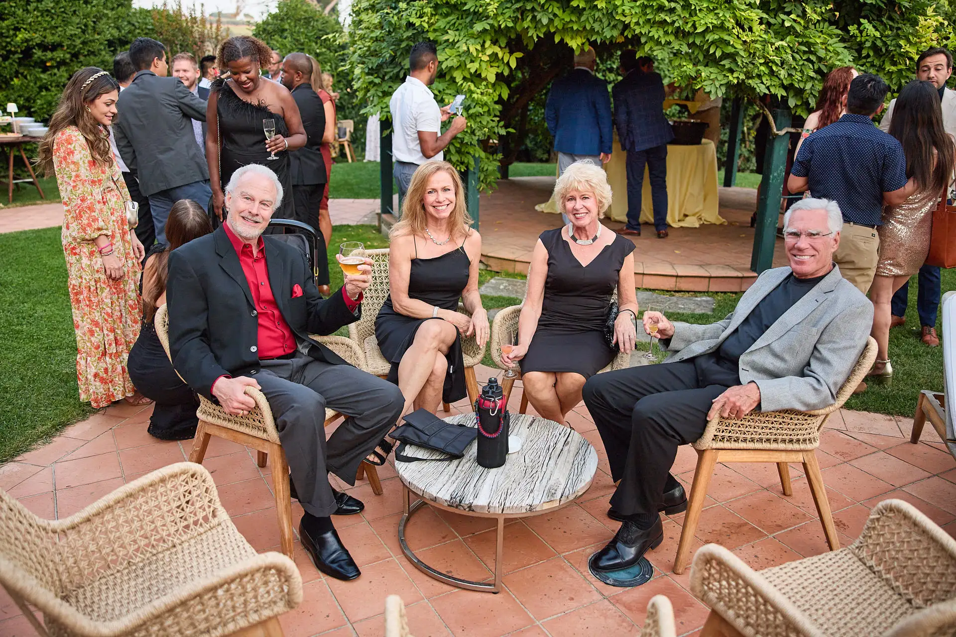 tuscan welcome party barbecue