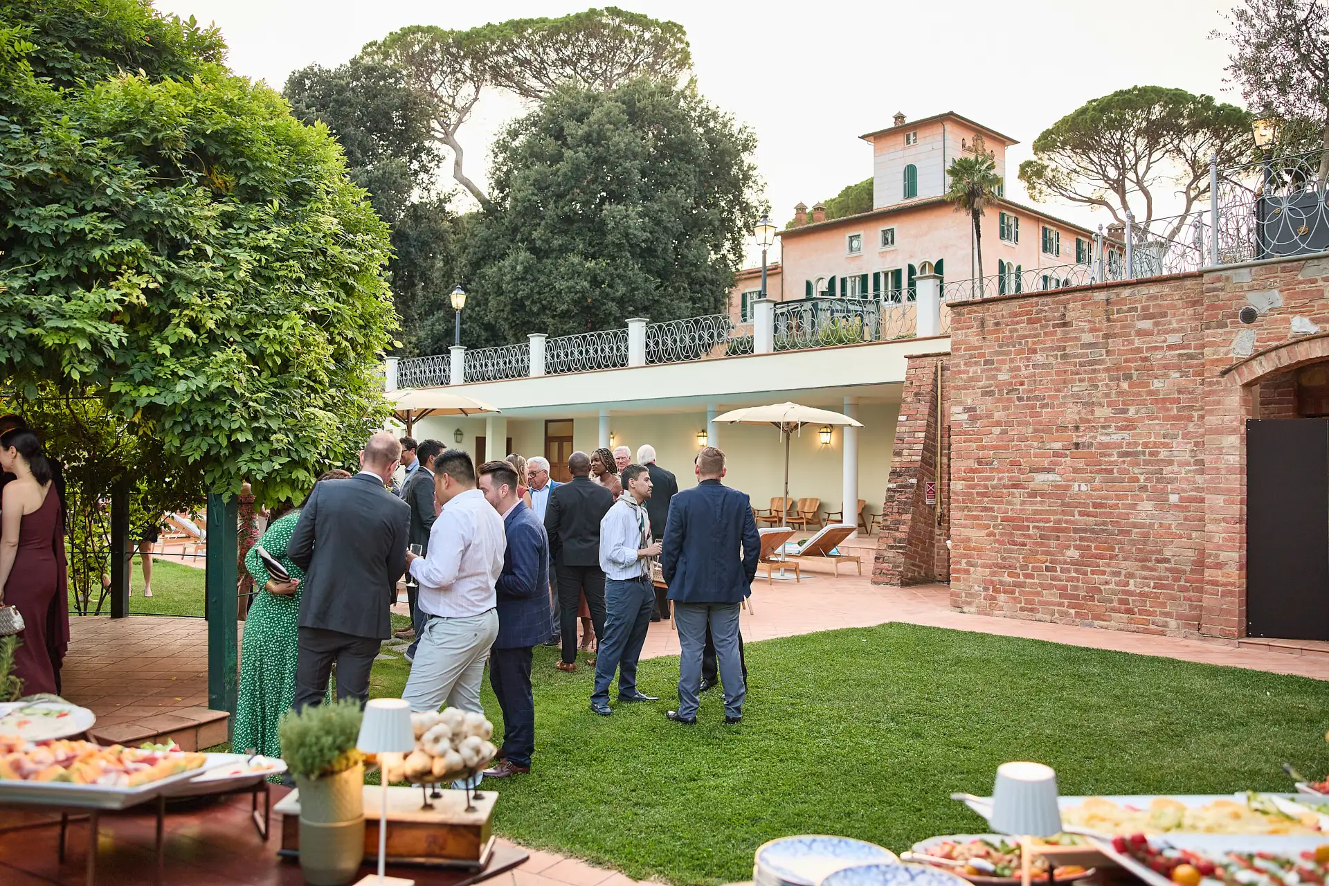 tuscan welcome party barbecue