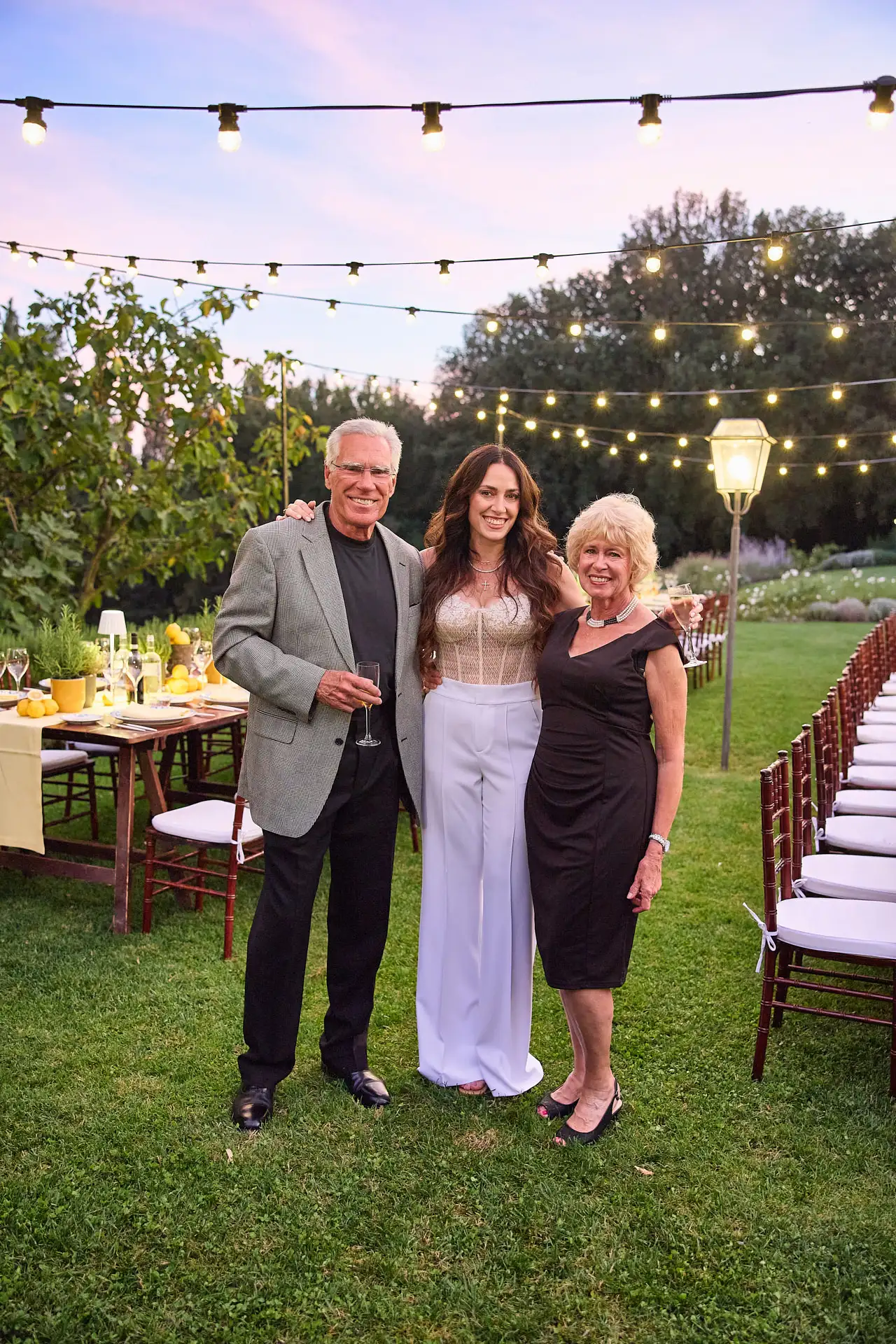 tuscan welcome party barbecue