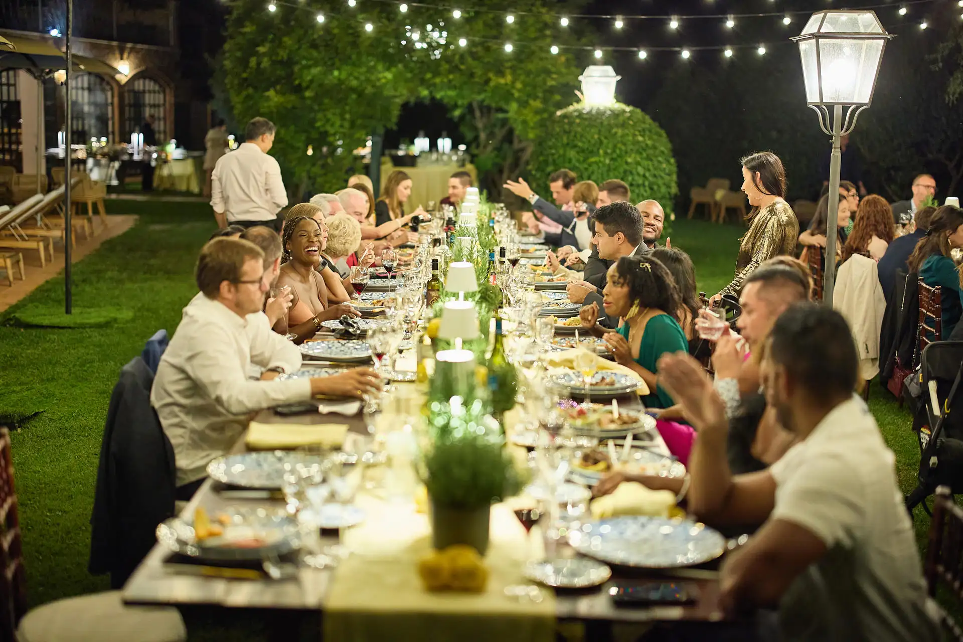 tuscan welcome party barbecue