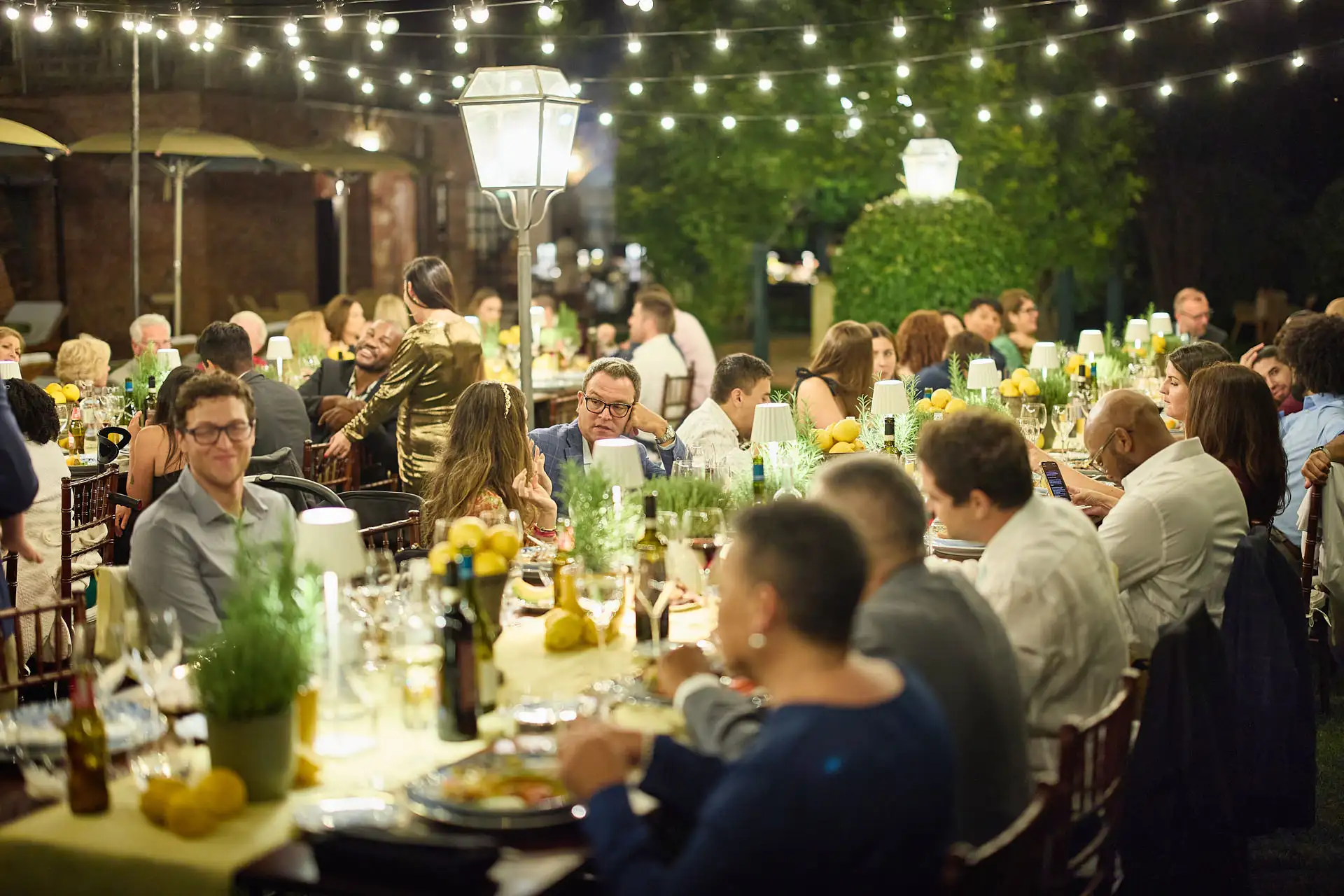 tuscan welcome party barbecue