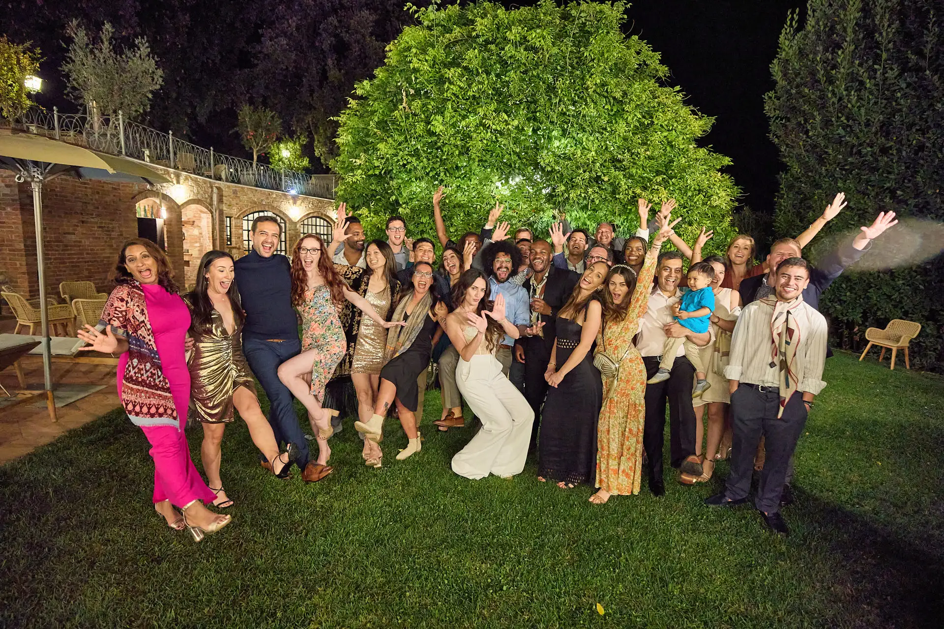 tuscan welcome party barbecue