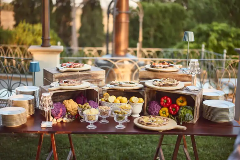 welcome dinner under stars