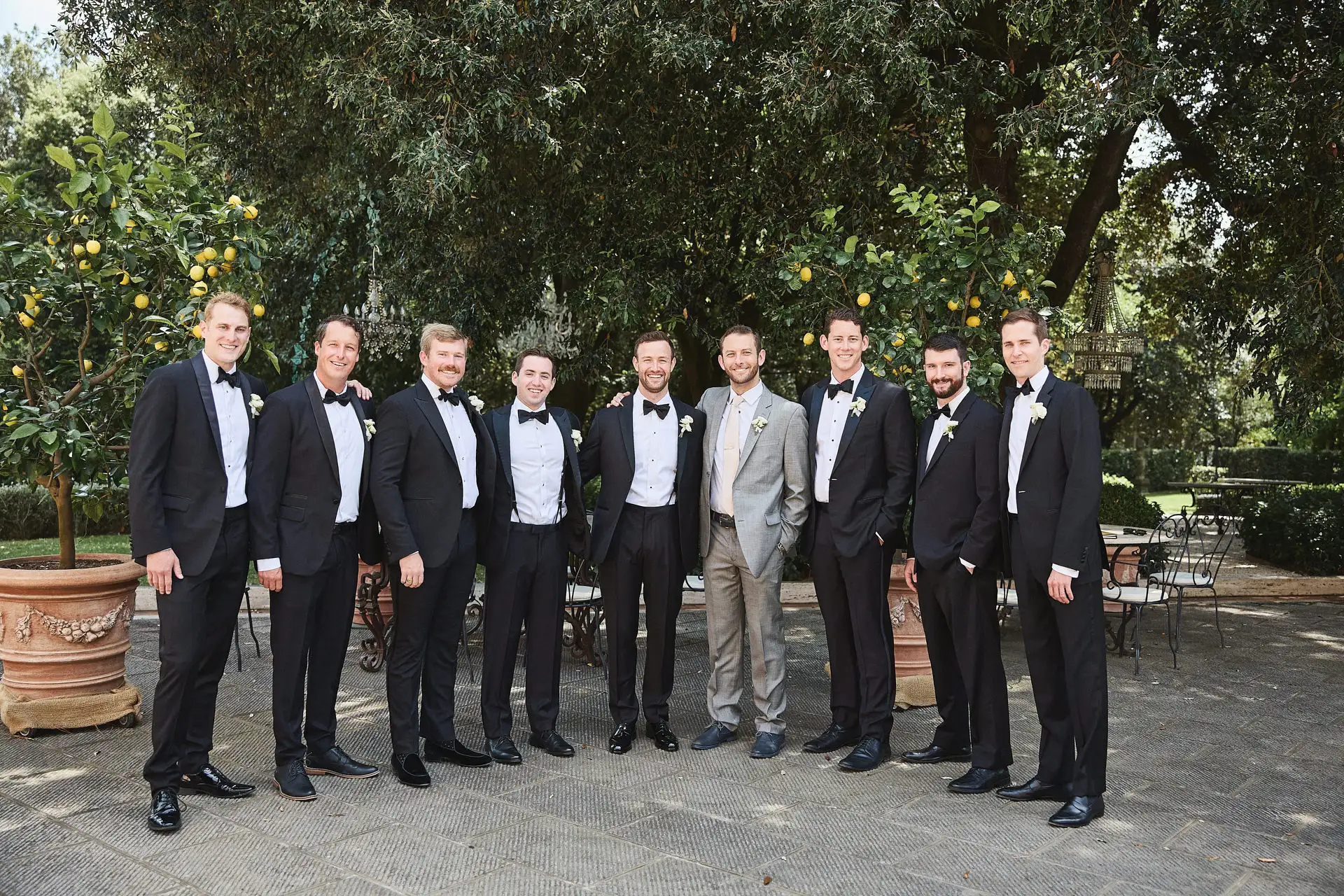 enchanting italian garden wedding