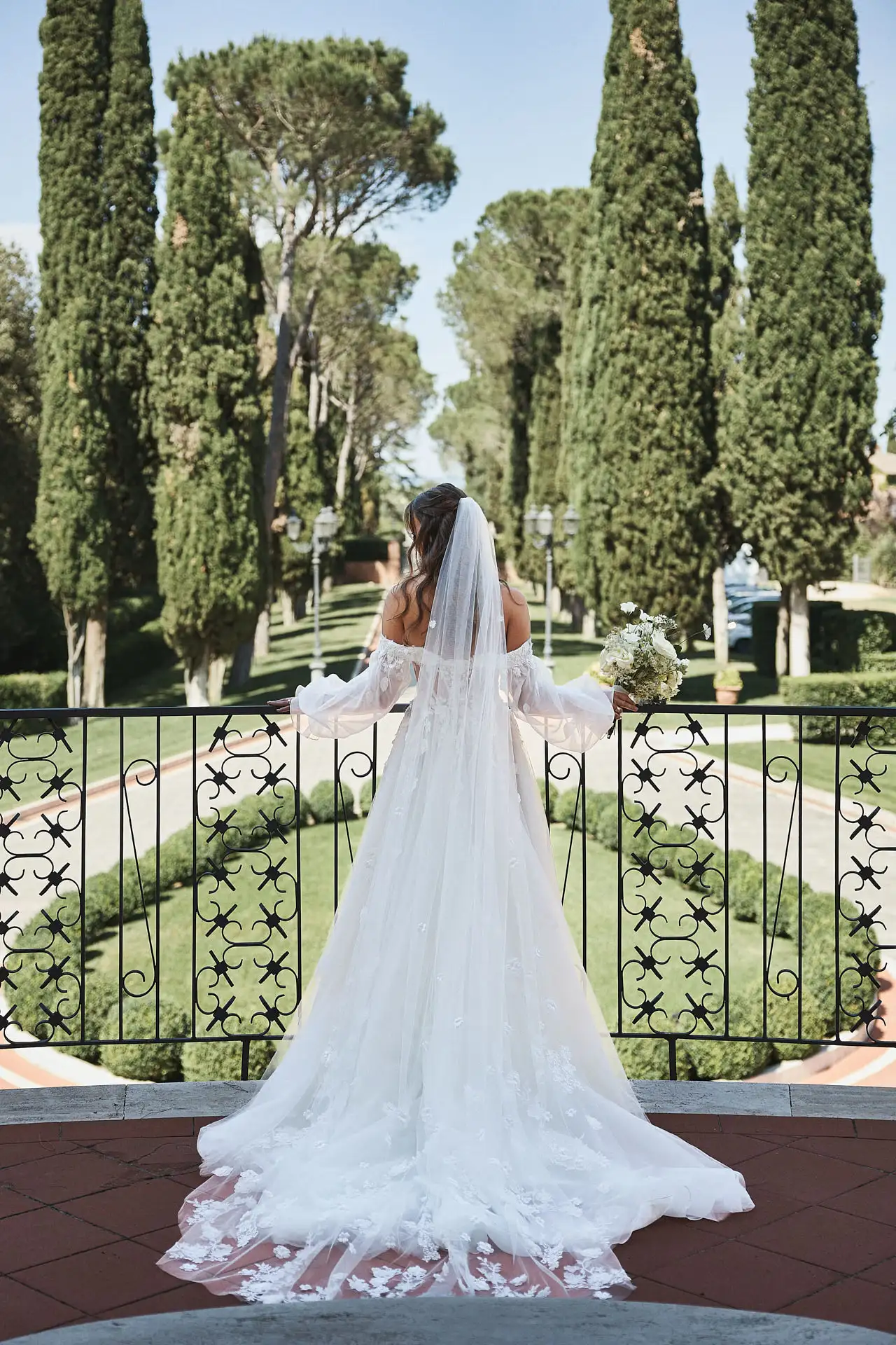 enchanting italian garden wedding