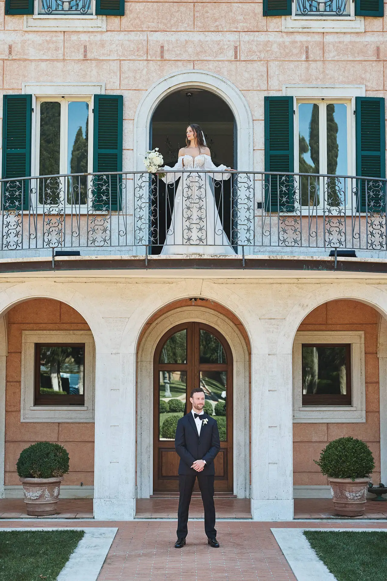 enchanting italian garden wedding