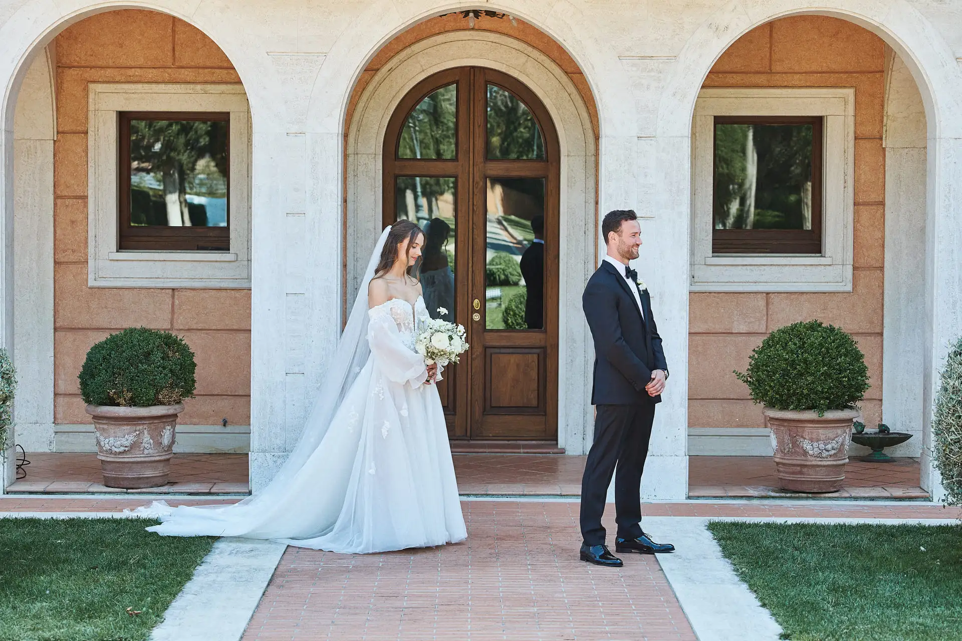 enchanting italian garden wedding