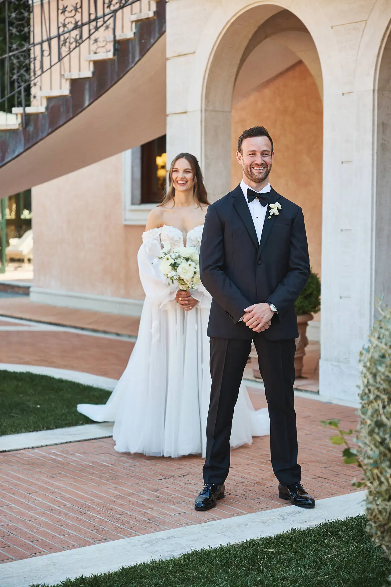 enchanting italian garden wedding
