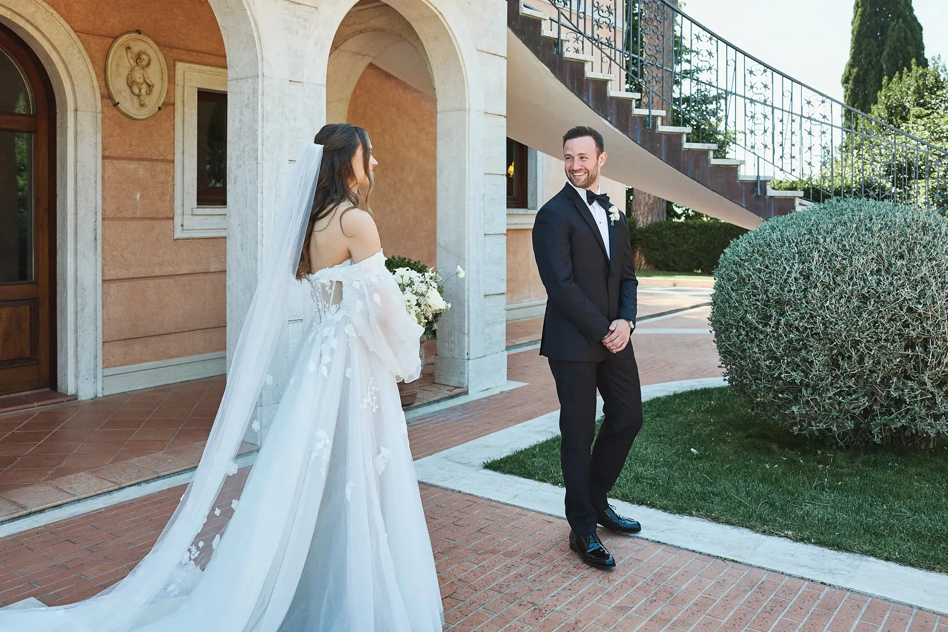 enchanting italian garden wedding