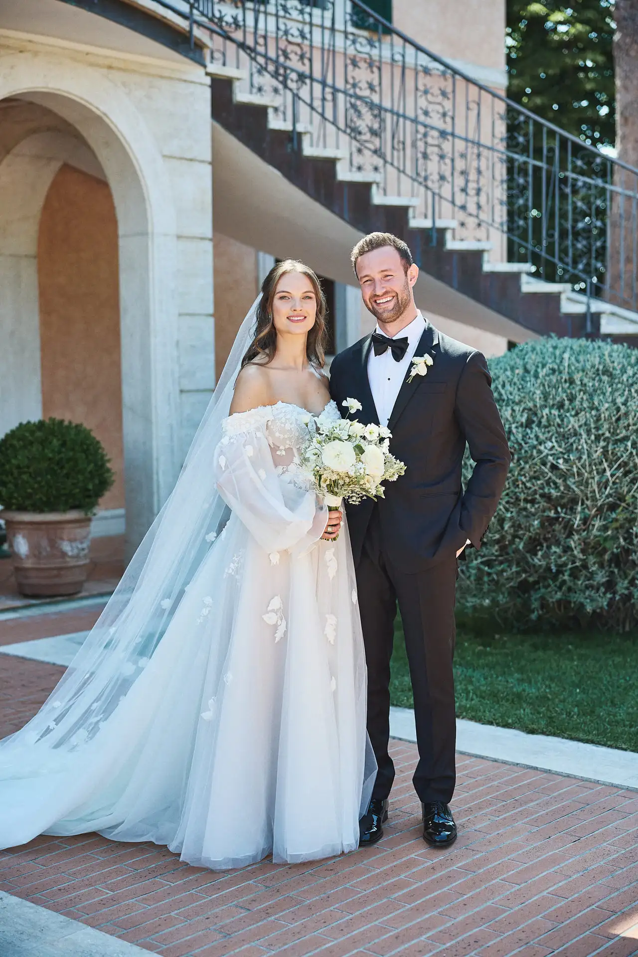 enchanting italian garden wedding