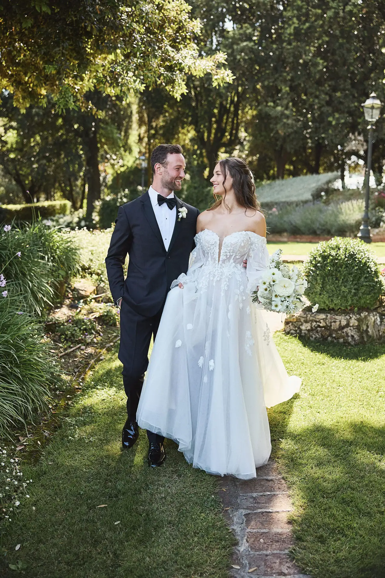 enchanting italian garden wedding