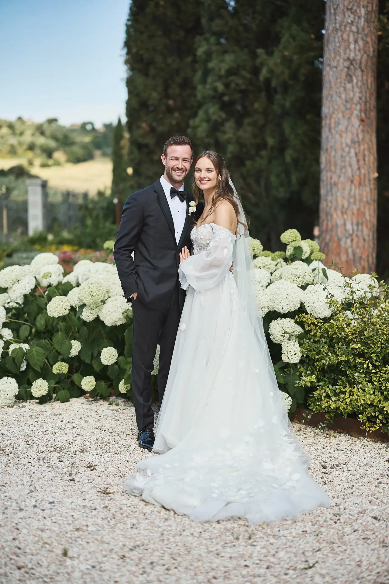 enchanting italian garden wedding