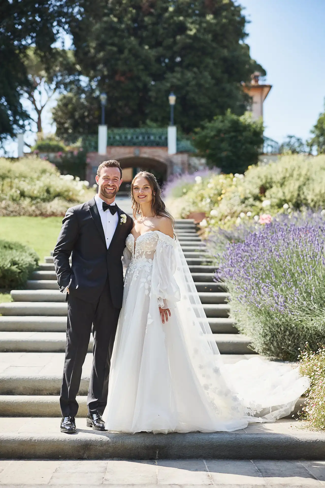 enchanting italian garden wedding