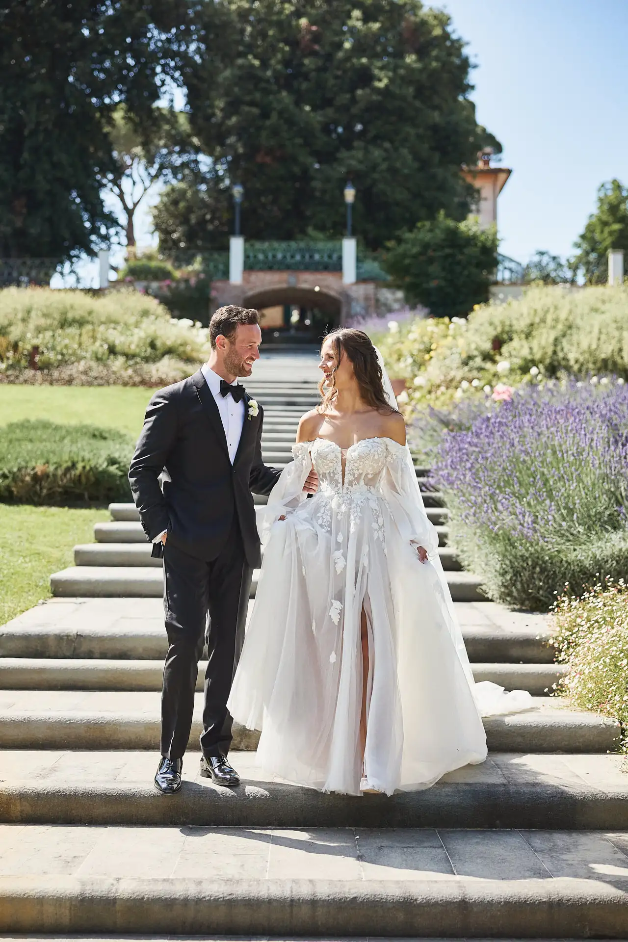 enchanting italian garden wedding