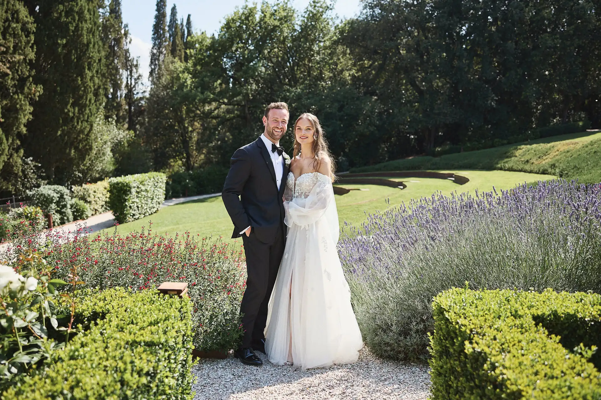 enchanting italian garden wedding