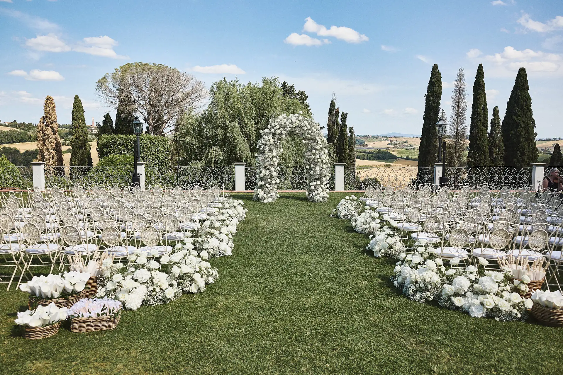 enchanting italian garden wedding