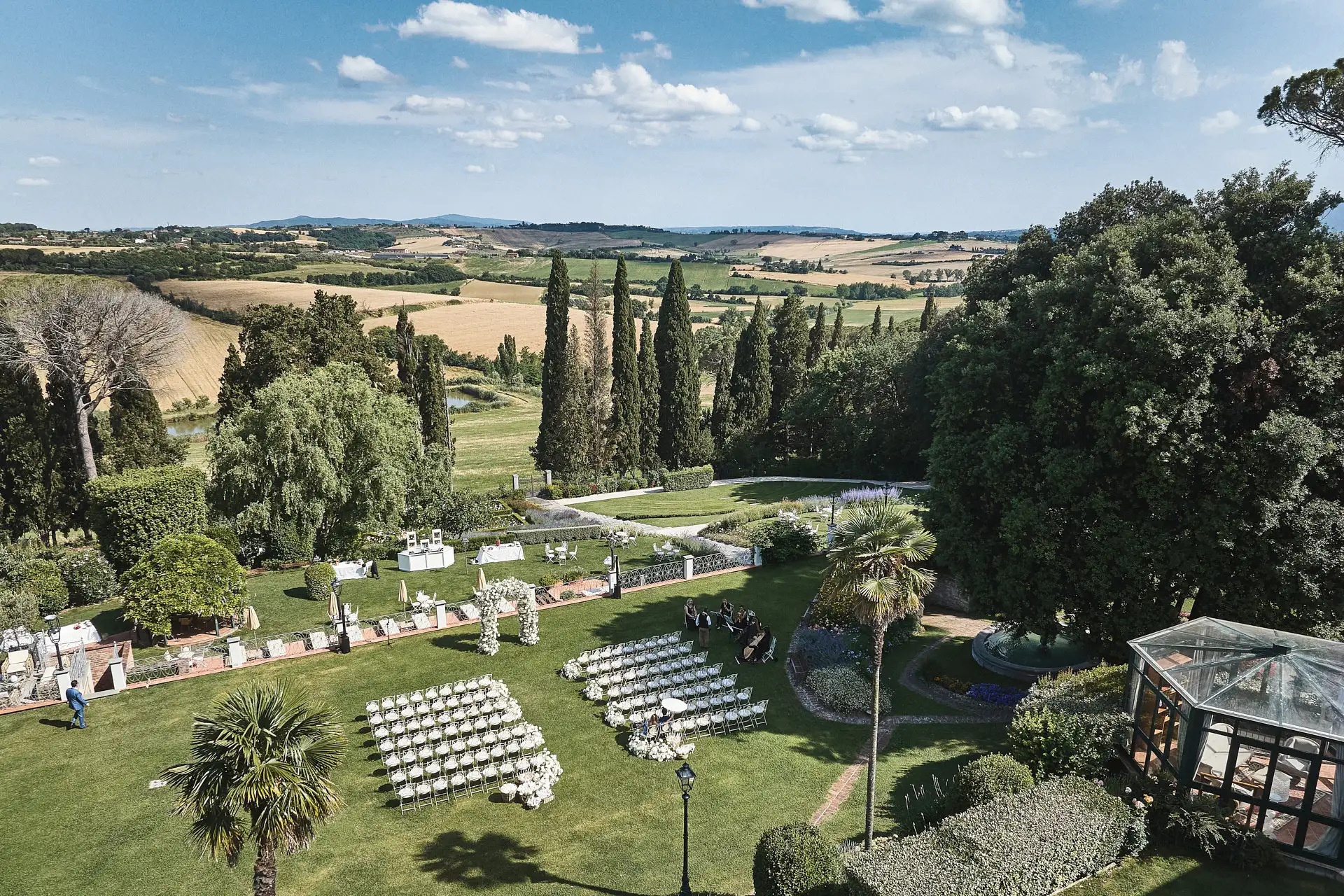 enchanting italian garden wedding